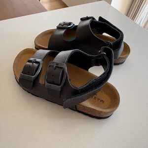 Kids Black Sandals